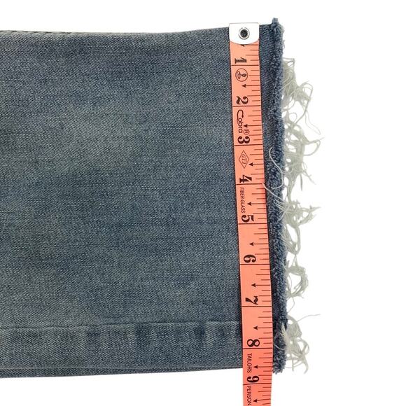 OAT New York High Rise Jeans Women 8/29 Blue Straight Classic Everyday Travel - Picture 12 of 12